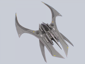 Scifi patrol vehicle 3D 모델