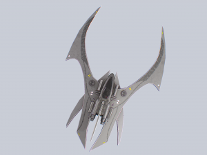 Scifi patrol vehicle 3D 모델