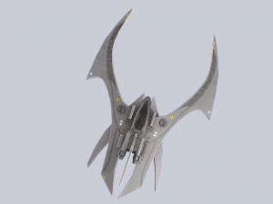 Scifi patrol vehicle 3D Model