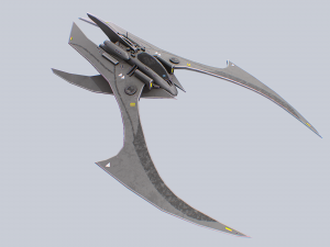 Scifi patrol vehicle 3D 모델