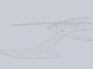 Scifi patrol vehicle 3D Model