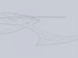Scifi patrol vehicle 3D 모델