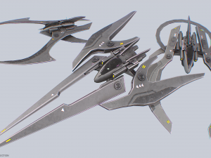 Scifi patrol vehicle collection Modelo 3D