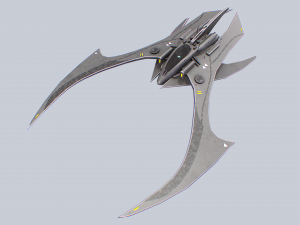 Scifi patrol vehicle collection 3D Модель