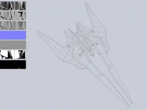 Scifi patrol vehicle collection 3D Model
