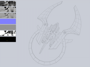 Scifi patrol vehicle collection 3D Модель