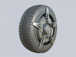Scifi wheel Modelo 3D