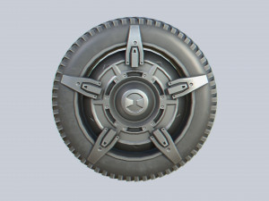 Scifi wheel 3D Model