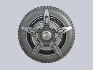Scifi wheel 3D Model