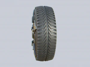 Scifi wheel 3D Model