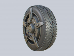 Scifi wheel 3D Model