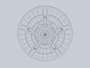 Scifi wheel 3D Model