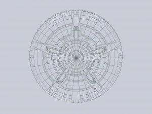 Scifi wheel 3D Model