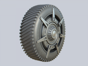 Scifi wheel Modelo 3D