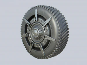 rueda de ciencia ficci&oacute;n Modelo 3D