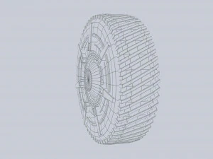 rueda de ciencia ficci&oacute;n Modelo 3D