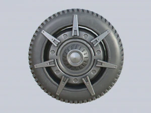 rueda de ciencia ficci&oacute;n Modelo 3D