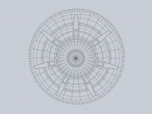 Scifi wheel 3D 模型