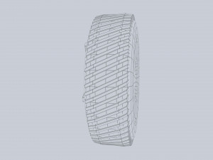 Scifi wheel 3D 模型
