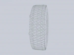 rueda de ciencia ficci&oacute;n Modelo 3D