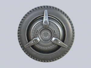 Scifi wheel 3D Model