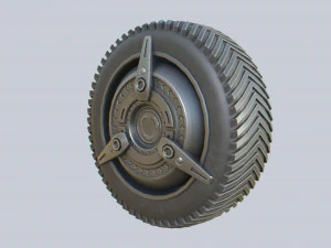 Scifi wheel 3D Model