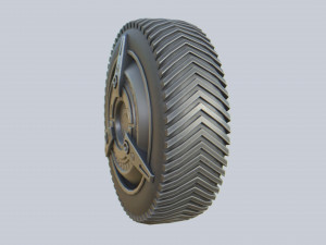 Scifi wheel 3D-Modell