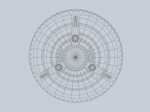 Scifi wheel 3D-Modell