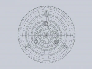 Scifi wheel 3D Model