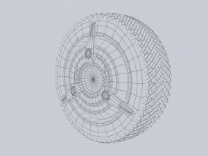 Scifi wheel 3D-Modell