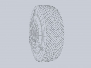 Scifi wheel 3D-Modell