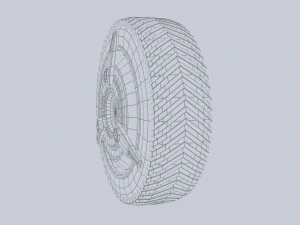 Scifi wheel 3D Model