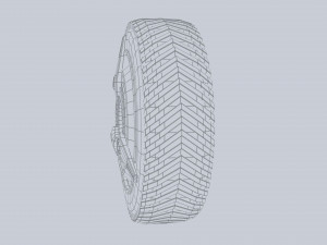 Scifi wheel 3D-Modell
