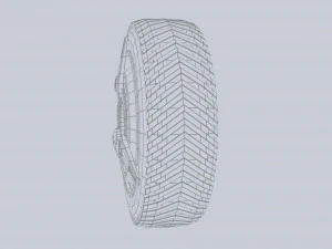 Scifi wheel 3D Model