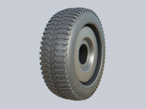 Scifi wheel 3D Model