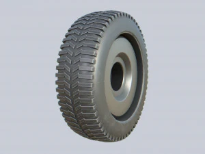 Scifi wheel 3D Model