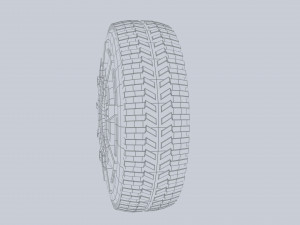 Scifi wheel 3D Model