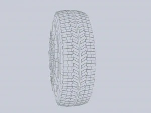 Scifi wheel 3D Model
