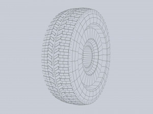 Scifi wheel 3D Model