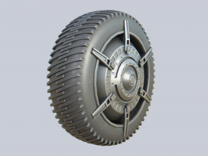 Scifi wheel Modelo 3D