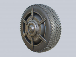 Scifi wheel 3D Model