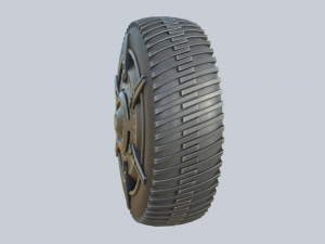 Scifi wheel 3D Model