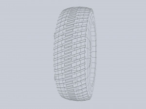 Scifi wheel 3D Model