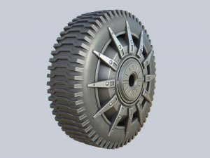 Scifi wheel Modelo 3D