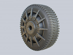 Scifi wheel 3D Model