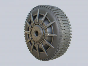 Scifi wheel 3D Model