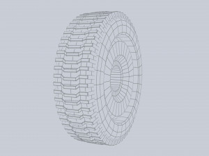 Scifi wheel 3D Model