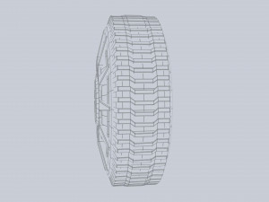 Scifi wheel 3D Model