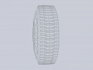 Scifi wheel 3D Model