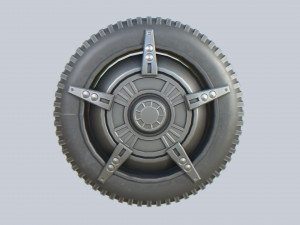 Scifi wheel 3D 模型